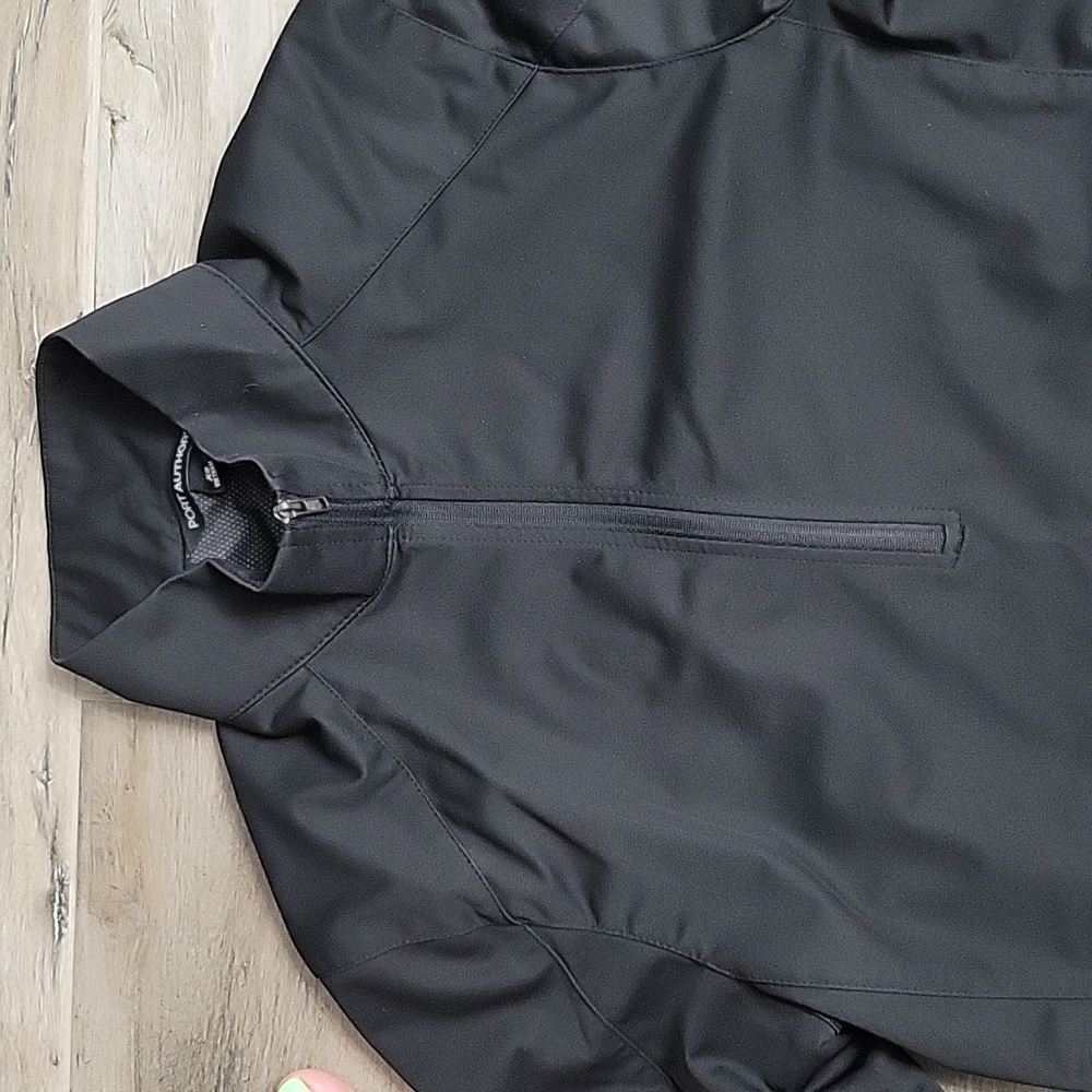 Port Authority size XS black windbreaker jacket - Picture 2 of 9